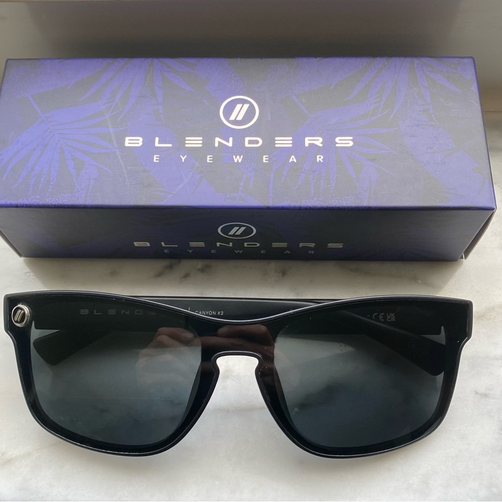 Matte Black Blenders Eyewear Sunglasses with Dark Tinted Lenses Polarized